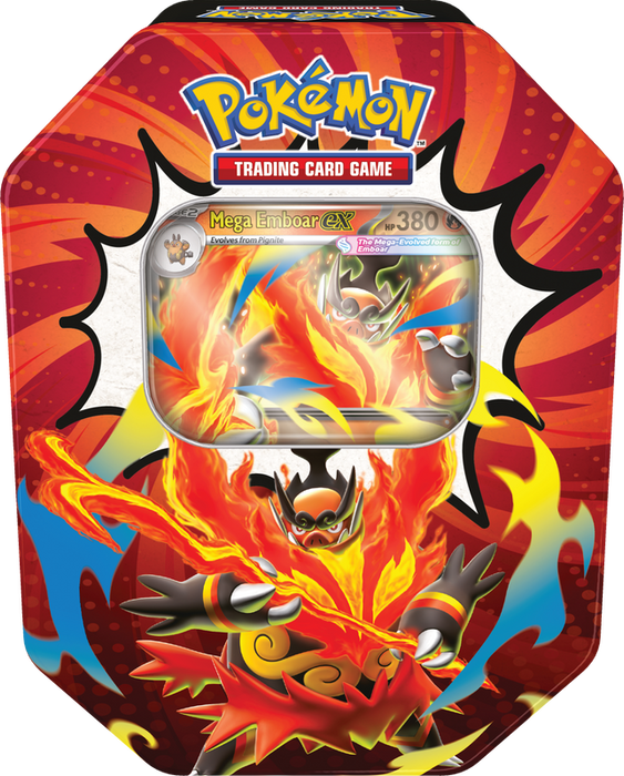 Pokémon TCG: Mega Evolution—Ascended Heroes Tin — Mega Emboar ex