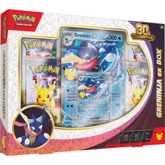 Pokémon TCG: 30th Celebration Greninja ex Box