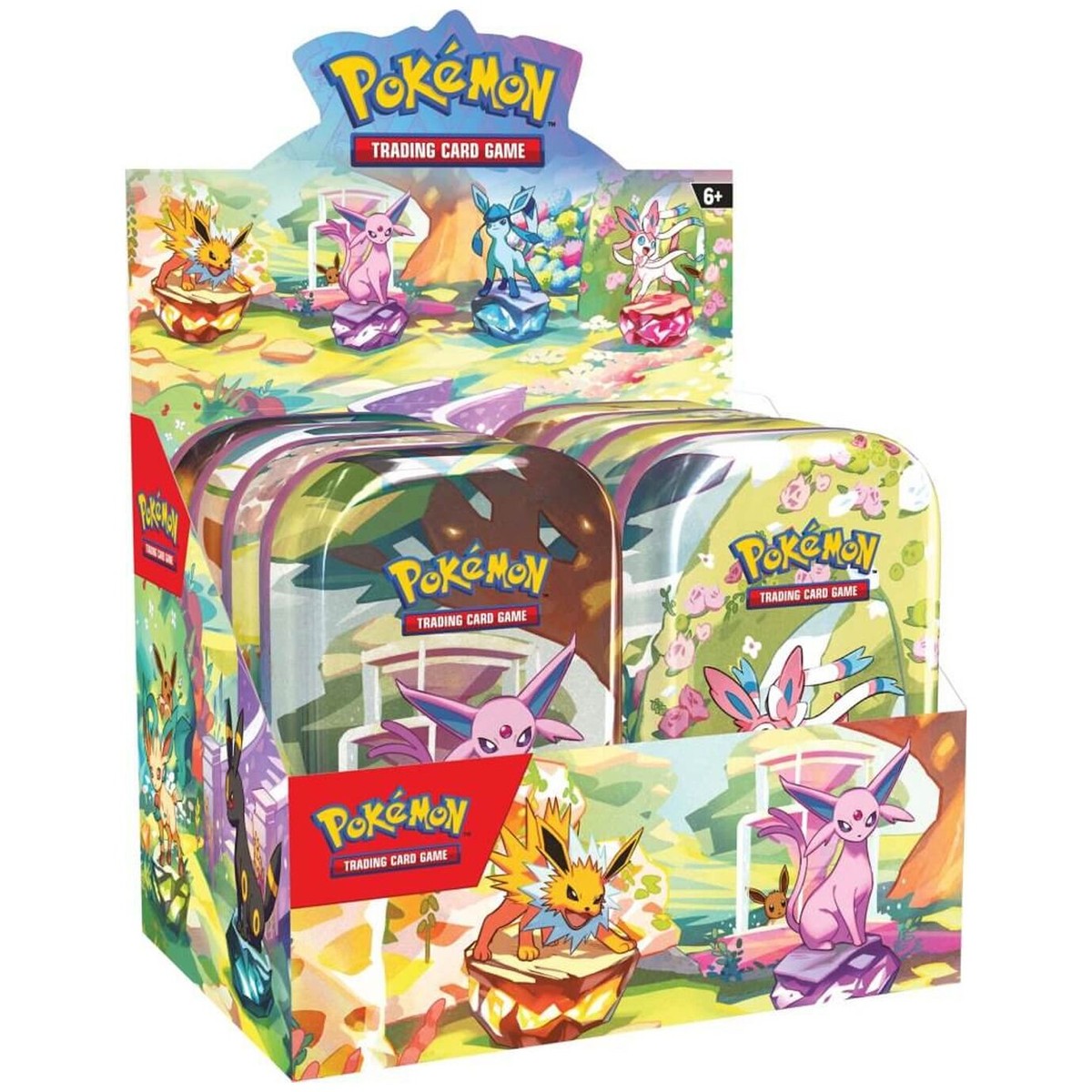 Pokémon TCG: Prismatic Evolutions Tin — Sealed Case of 10