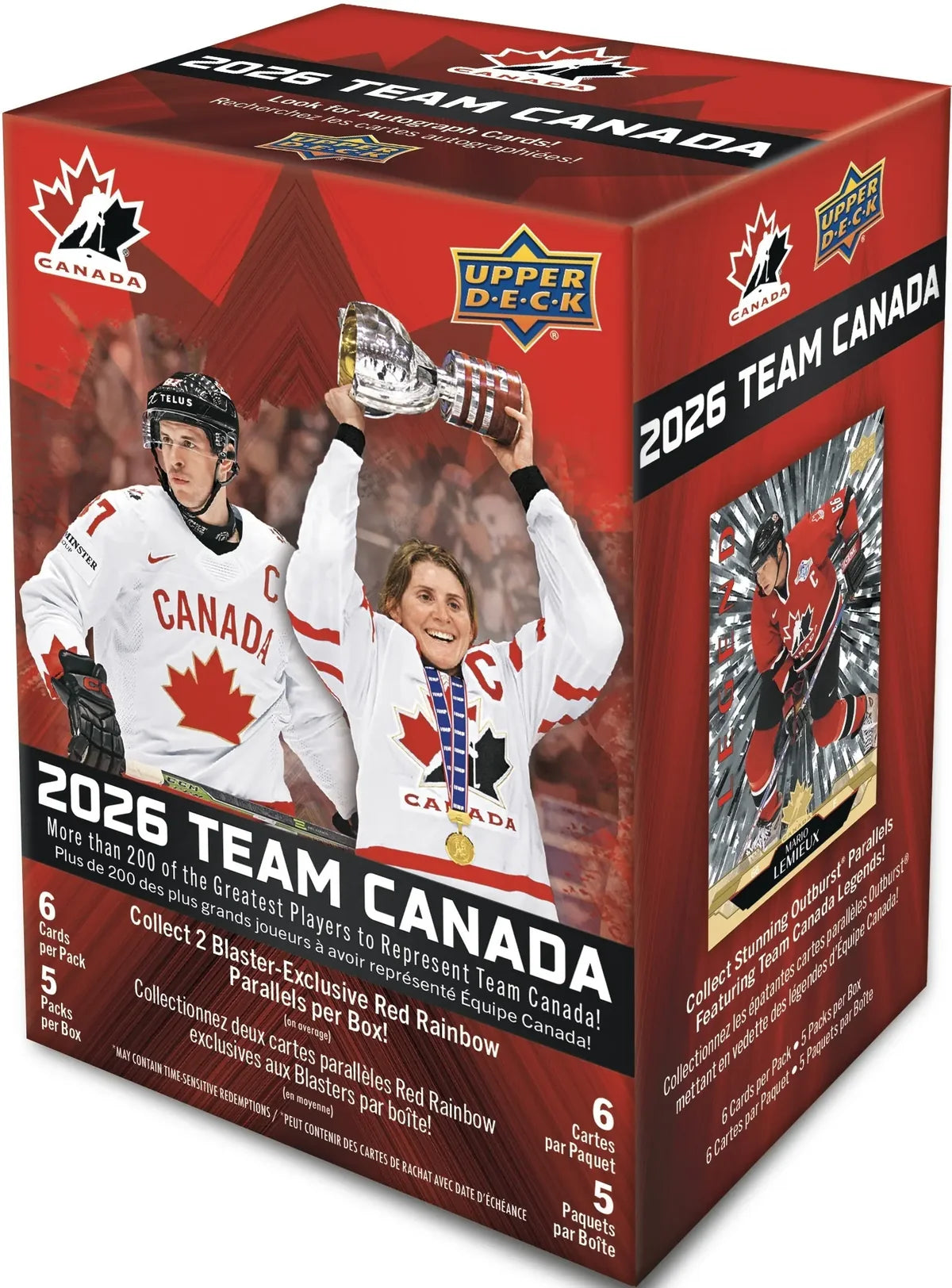 2026 Upper Deck Team Canada Blaster Box