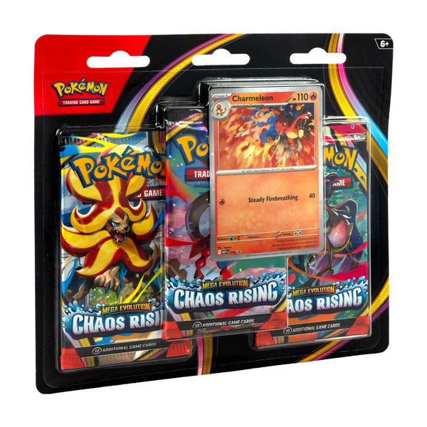 Pokémon TCG: Mega Evolution—Chaos Rising 3-Pack Blister