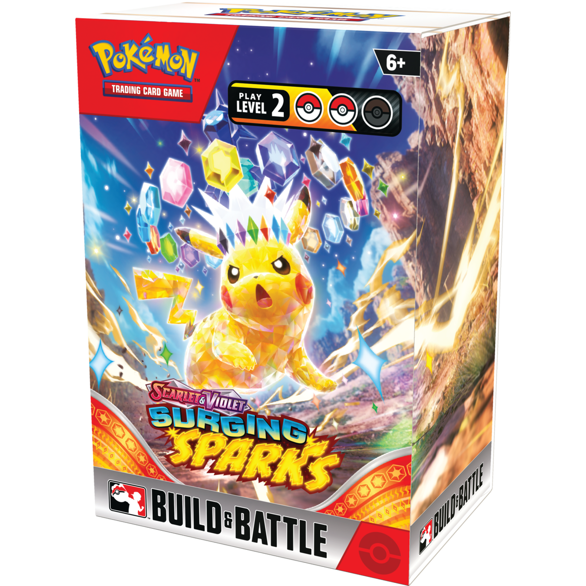Pokémon TCG: Scarlet & Violet—Surging Sparks Build & Battle Box
