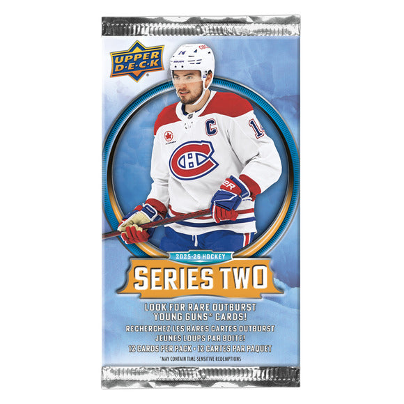 2025-26 Upper Deck Series 2 Hockey Pack