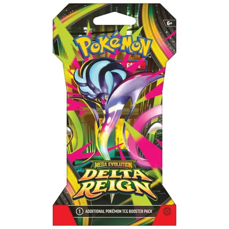 Pokémon TCG: Mega Evolution — Delta Reign Sleeved Booster Pack — Sealed Case of 144 (Pre-Order)