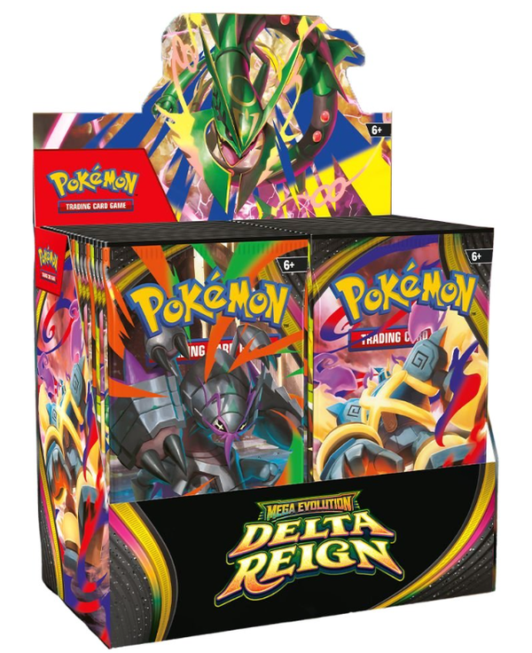 Pokémon TCG: Mega Evolution — Delta Reign Booster Box — Sealed Case of 6 (Pre-Order)