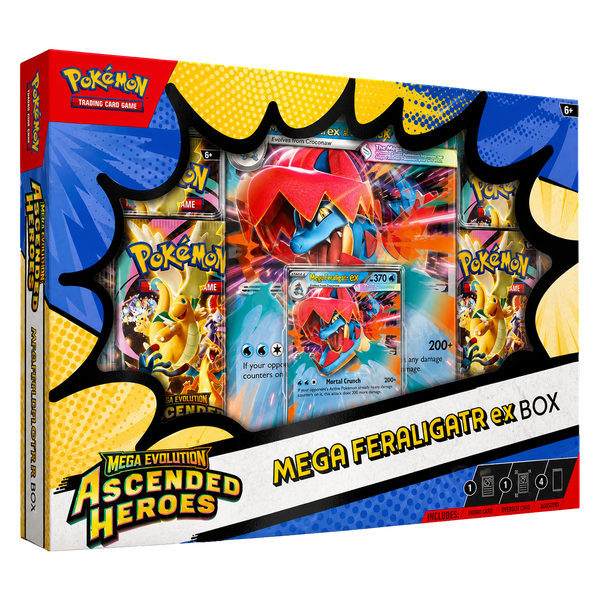 Pokémon TCG: Mega Evolution—Ascended Heroes Mega Feraligatr ex Box