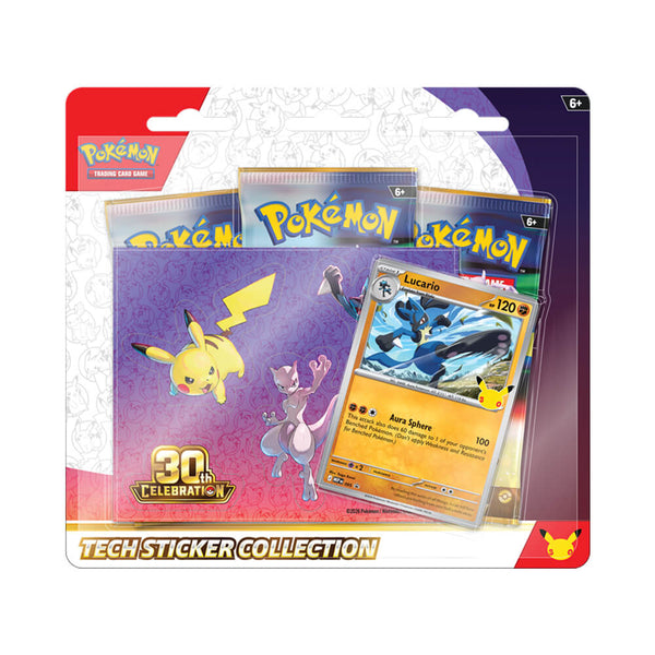 Pokémon TCG: 30th Celebration Tech Sticker Collection — Lucario