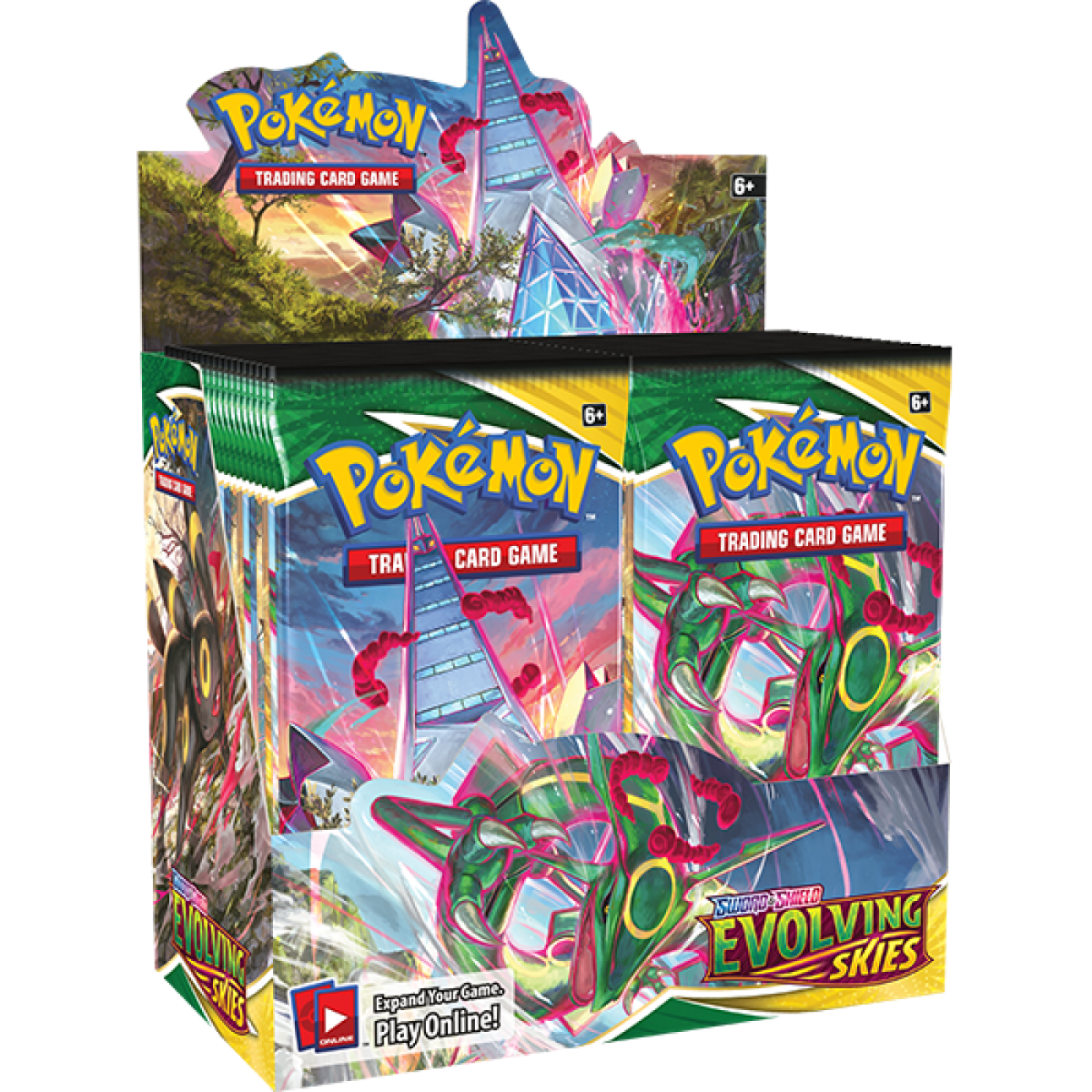 Pokémon TCG: Sword & Shield—Evolving Skies Booster Box (36 Packs)