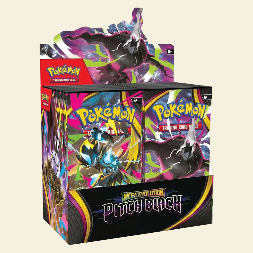Pokémon TCG: Mega Evolution—Pitch Black Factory Case (6 Booster Boxes)