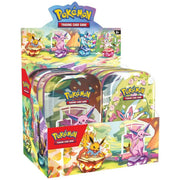 Pokémon TCG Prismatic Evolutions Mini Tin Display